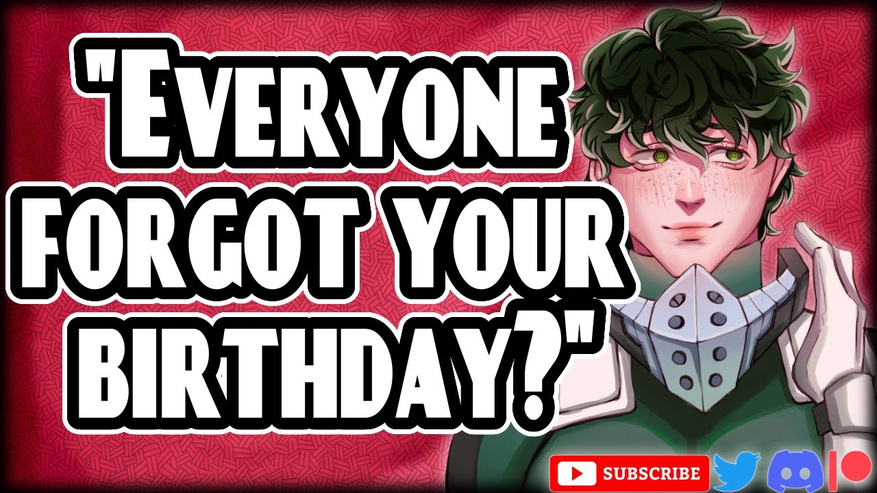 Deku Comforts You on Your Birthday - (MHA) - Anigomi Character Audio
