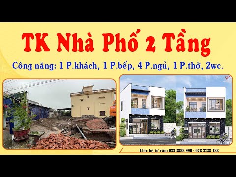 Video Thiết Kế Nhà Phố 2 Tầng Mặt Tiền 7m - Thiết Kế Nhà Đẹp... - youtube