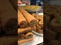 TURKISH SWEETS AT ISTANBUL AIRPORT IN TURKEY Food Travel Turkey