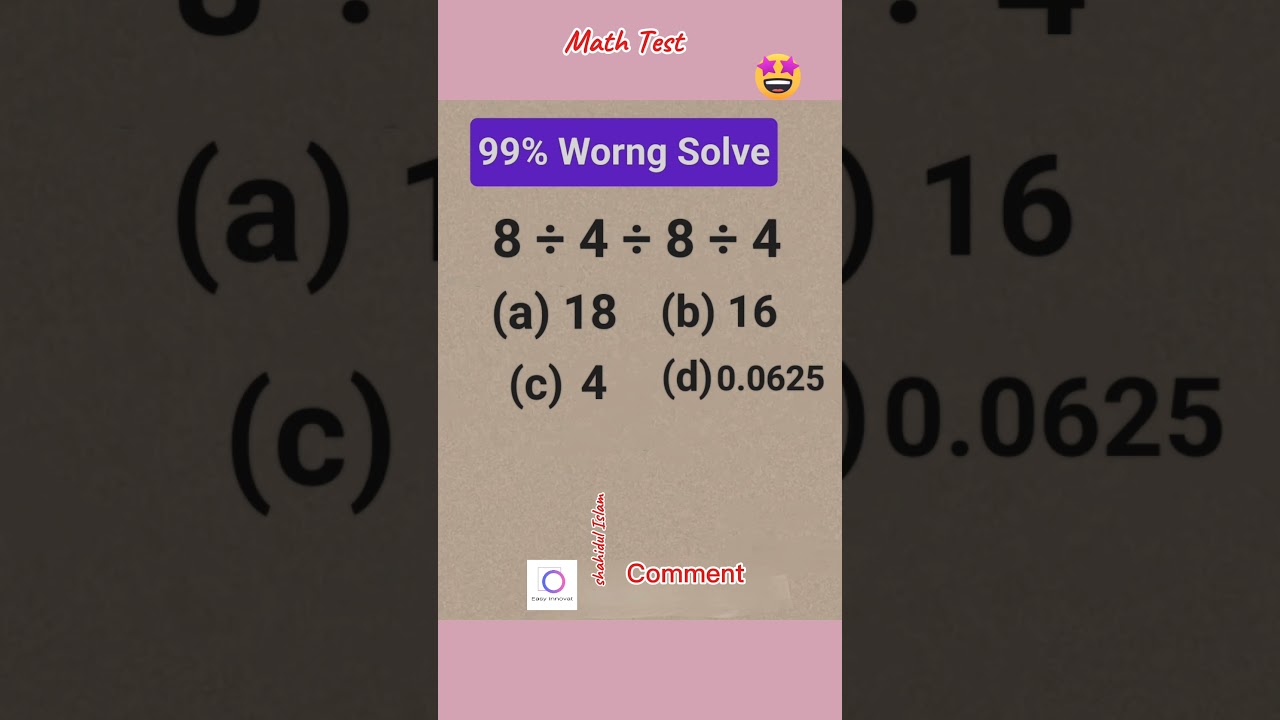 Can You Solve This? 🤔 90% Get It Wrong!"