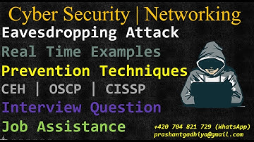 Eavesdropping Attack | Cyber Security | CEH | VAPT | SOC | Interview Question | Cyber Professor