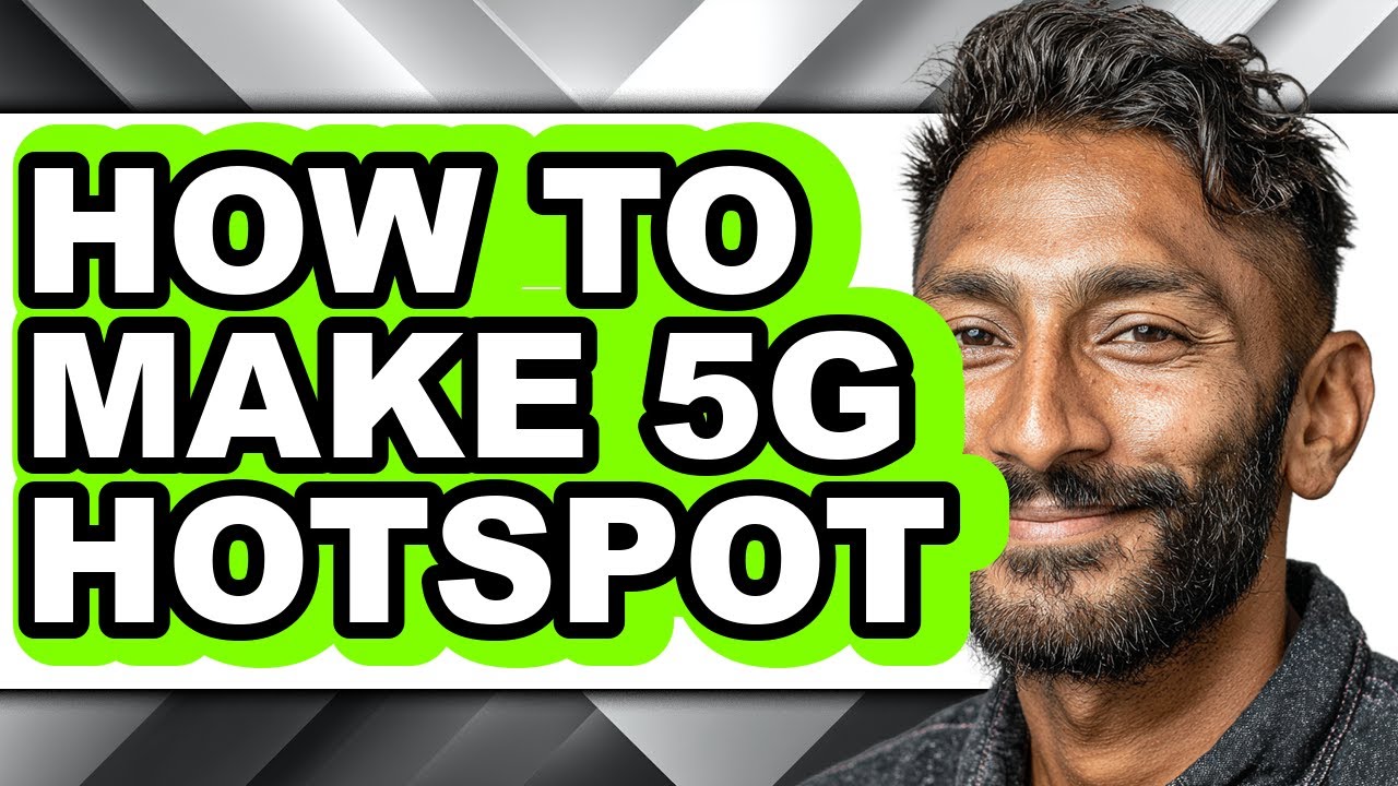 How to Make 5g Hotspot (only Way)