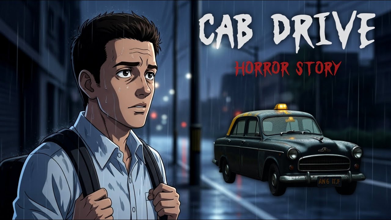 Cab Drive Horror Story | Hindi Horror Stories | Horror Time | Animated Stories