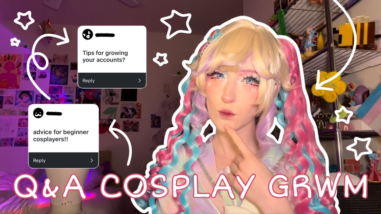 COSPLAY GRWM ANSWERING YOUR QUESTIONS!! Q&A | Kangel cosplay