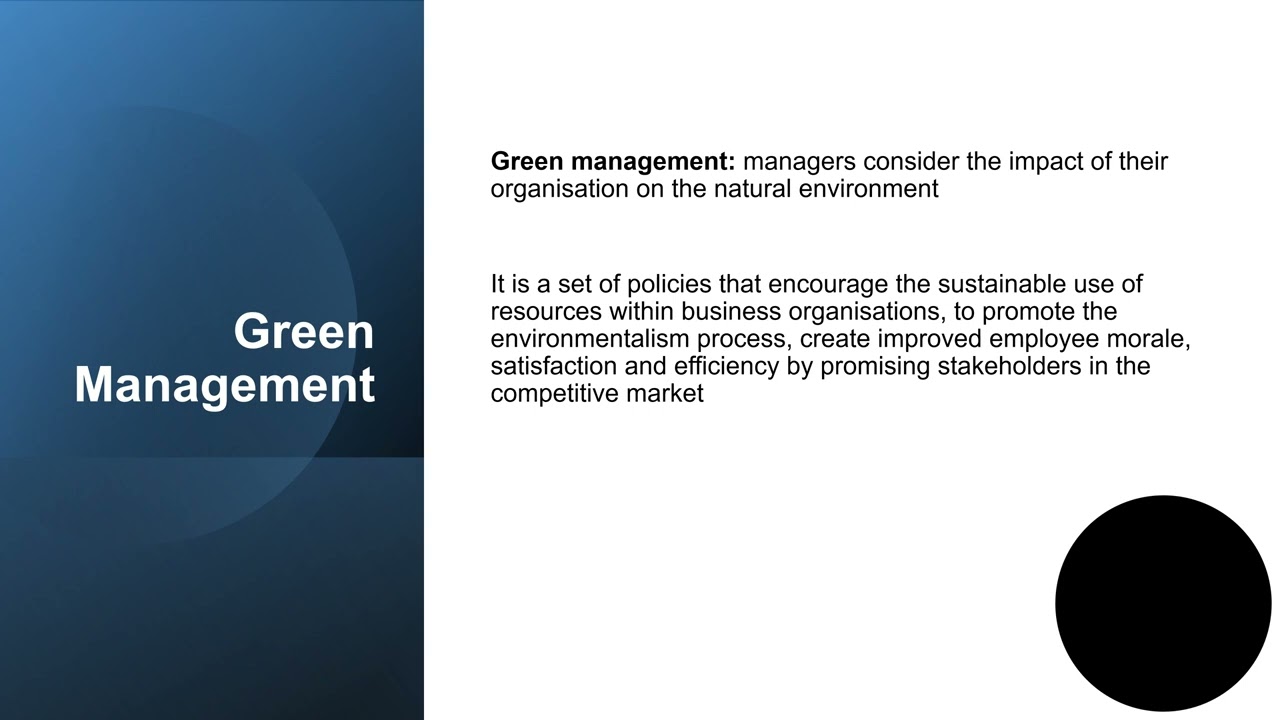 Green management