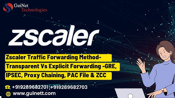 Day-7 Zscaler Traffic Forwarding Method Transparent Vs Explicit Forwarding GRE, IPSEC, Proxy Chain