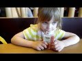 Эмилия первый раз в Mc Donalds!!!