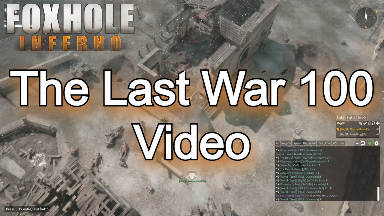 Foxhole: The Last War 100 Tank Fight