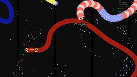 Slither.io decent run with low FPS
