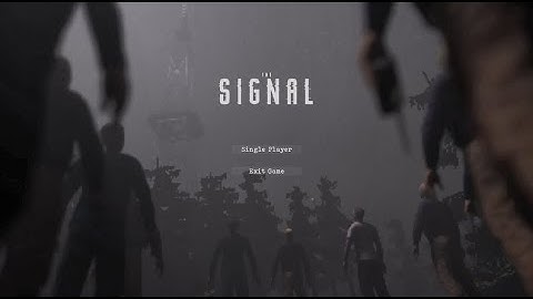 The Signal - UE4 RE2 Inspired Game - Menu & First Gameplay