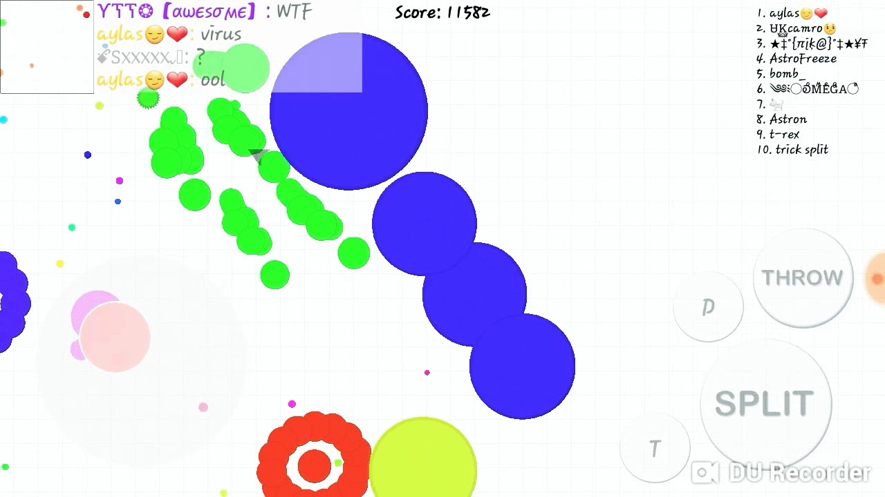 THE DESTRUCTION LEGENDARY DOUBLESPLIT SOLO IN BLOB.IO ULTRA MODE