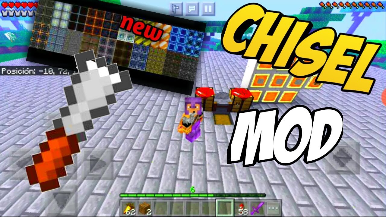 🔥CHISEL MOD - ADDON Para Minecraft Pe 1.16.40 \ 1.16.100 | DECORACION ...