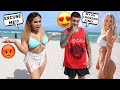 I SAW MY EX GIRLFRIEND AT THE BEACH AND THIS HAPPENED...*AWKWARD*