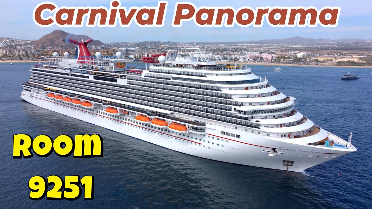 Carnival Panorama Cabin 9251 Room Tour And Review. Standard Balcony Cabin! Crusie Ship Stateroom!