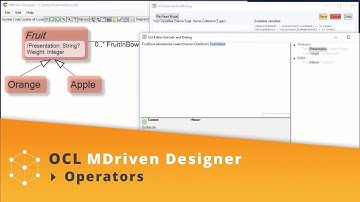MDriven Designer OCL | Operators