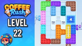 Coffee Rush: Block Jam - Level 22 – Puzzle Game Walkthrough & Solutions | Mobile Gameplay Profile