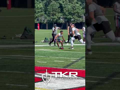 2026 Rutgers Football WR commit Elias Coke making it look easy out here today 🧤