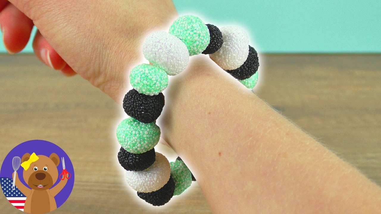 Foam Clay Bracelet Jewelry DIY Projects YouTube