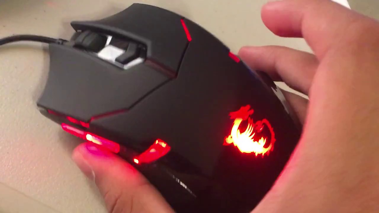 mouse msi interceptor ds b1 default set speed