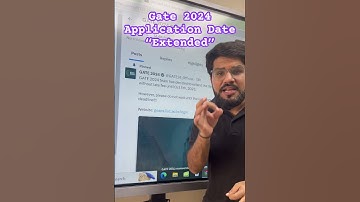 Big Announcement!! GATE 2024 Registration Last Date Extended | GATE 2024 Form Fill Up #byjusgate