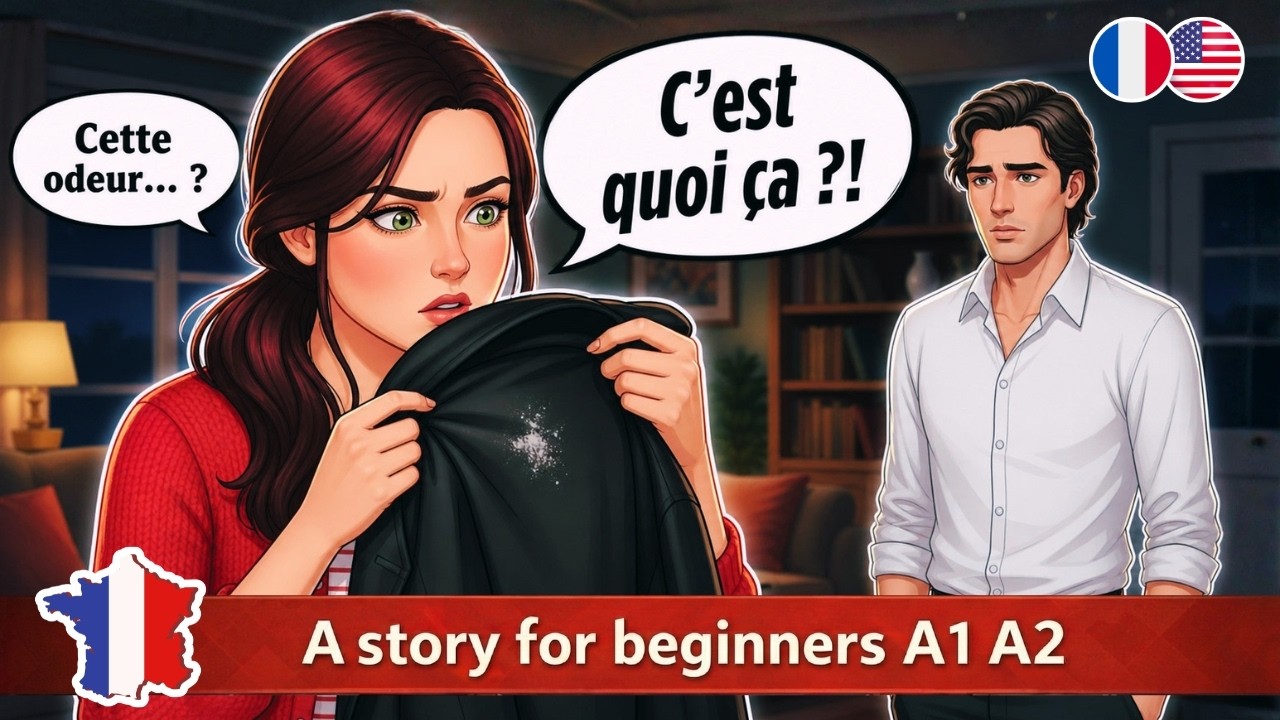 Improve Your French Listening | French Story for Beginners – Le Travail Caché (A1 Level)