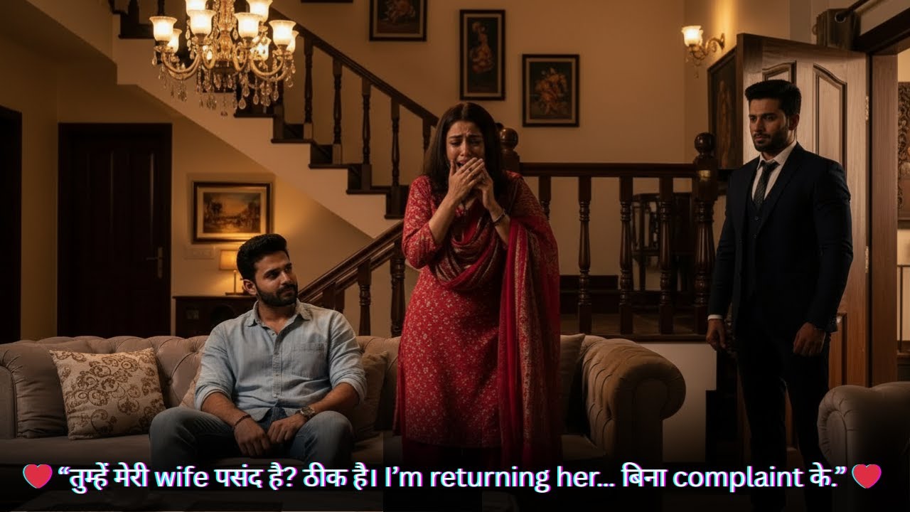 ❤️“तुम्हें मेरी wife पसंद है? ठीक है। I’m returning her… बिना complaint के ”❤️Emotional Hindi Story