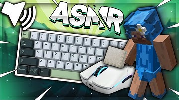 [240 fps] Thocky Keyboard + Mouse Sounds ASMR | Hypixel Bedwars