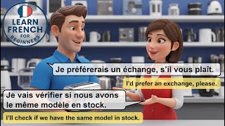 Returning a Broken Item in French 🇫🇷 | Learn Real Customer Service Conversations