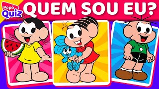 Descubra os personagens da Turma da Mônica em quem sou eu e os erros nesse quiz com +29 perguntas!