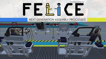 FELICE H2020 - Virtual Simulation of car door assembly using the FELICE Digital Twin module