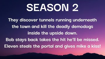 Stranger Things recap rap lyrics (Seasons 1,2,3) From 
