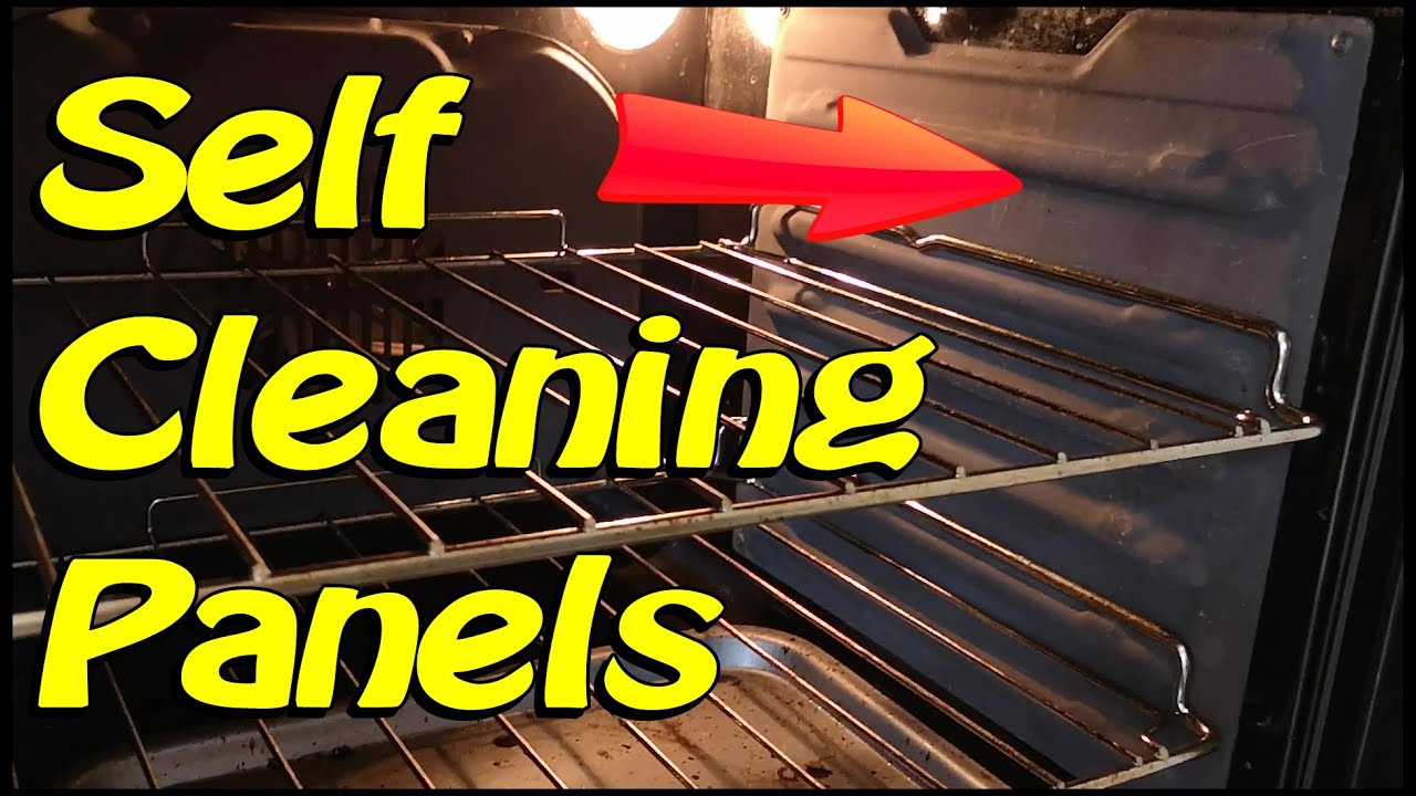 How To Clean An Oven with Self Cleaning Panels YouTube