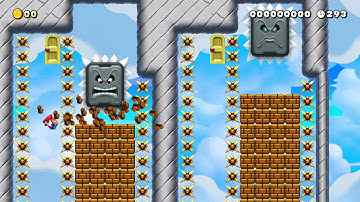 Super Mario Maker 2 Groundpound Cancel Practice Level