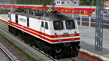 Howrah - New Delhi Rajdhani Express | Indian Railways | MSTS Open Rails Journey Part 1