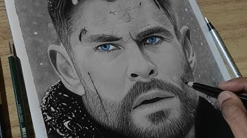 Extraction 2 (Chris Hemsworth) Drawing ✍️ || Time lapse video