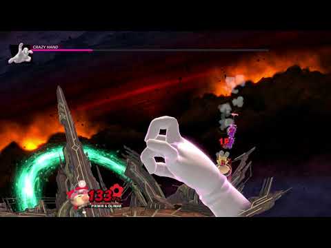 #スマブラsp #灯火の星 難易度むずかしい スピリットなし スキルツリー未解放でクレイジーハンド撃破