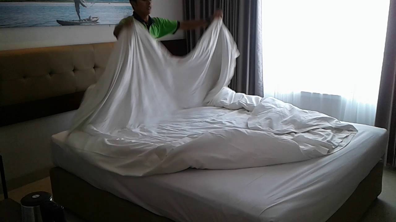 Making Bed Duvet King Tercepat Youtube