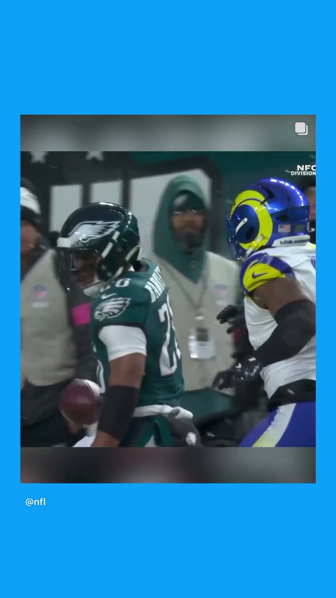 It’s you #hoodnews #saquonbarkley #eagles #larams #NFL #sports #football #viralvideo #omg #how #wow