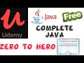Complete JAVA paid course for free from Udemy