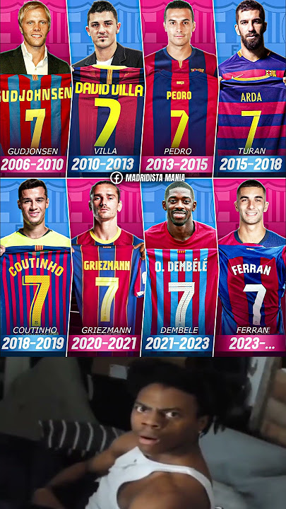 🔵🔴 Barcelona’s number 7 has been worn by Griezmann, Dembélé, Turan, Pedro... Who is your top & flop?