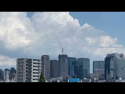 ブルーインパルス2025.7.12(大阪市内)