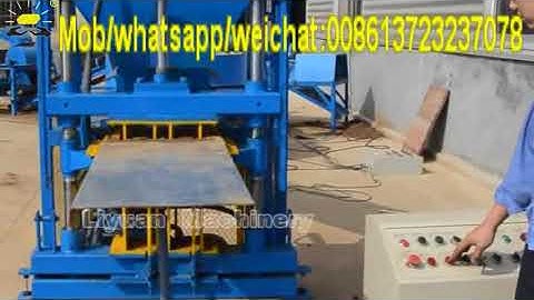 LY2 10 automatic clay interlocking brick machine