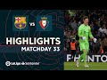 Barcelona Osasuna goals and highlights