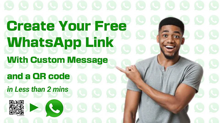 Generate WhatsApp Link with Custom Message and QR Code