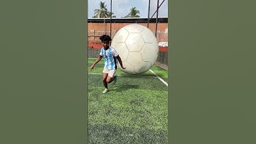 Giant Ball ⚽ !! 🤯 | SHAB-VLOGS #shorts #viral #zachking #vfx #magic #editing #football #shabvlogs