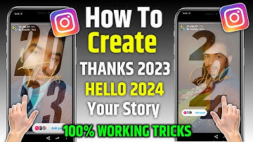 😍 how to create thanks 2023 add yours story template on Instagram  | hello 2024 add yours templates
