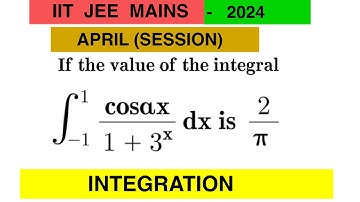 The value of the integral  -1 to 1  Cos( alpha x)/1+3^x dx is 2/pi then , a value of alpha is