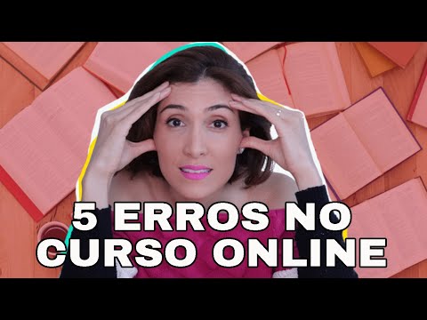 5 ERROS DE QUEM ESTUDA EM CURSO ONLINE