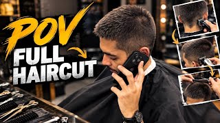 Half Head Fade ✂️ | Satisfying Barber ASMR