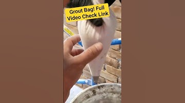 Grout Bag Thin Pavers Video #howto #groutbag #thinpavers #diy